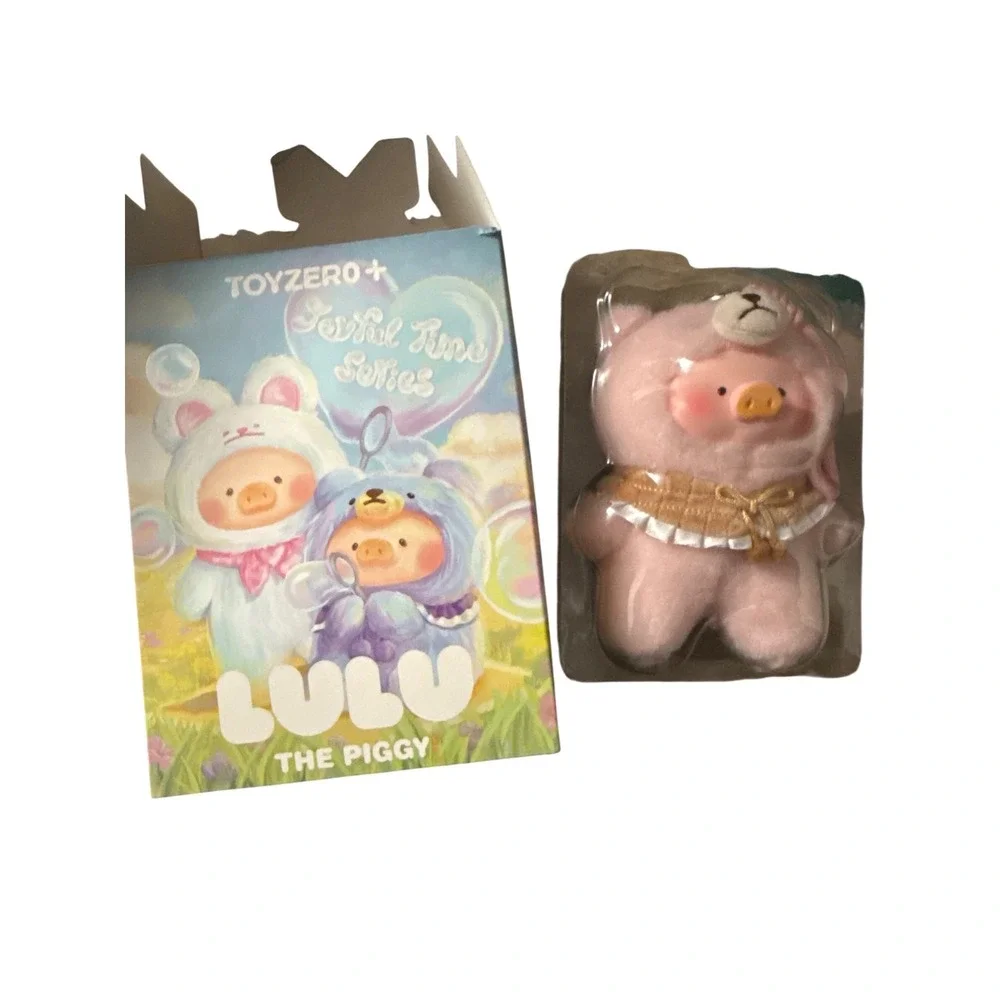 TOYZERO+ LuLu The Piggy Joyful Time Series Sunshine Teddy Plush Figure Keychain